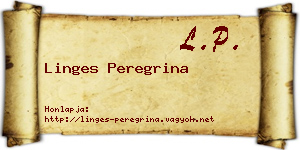 Linges Peregrina névjegykártya
